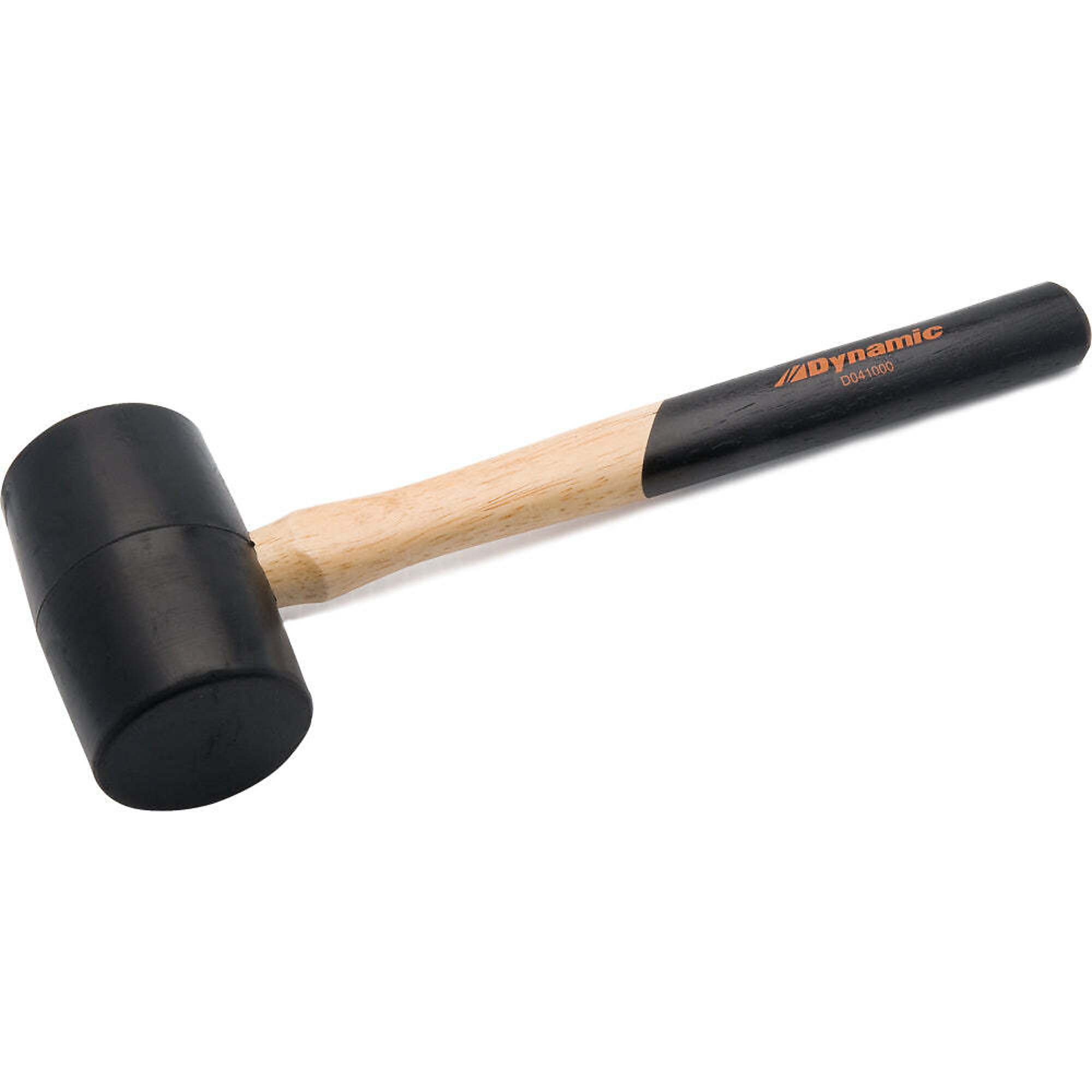 Dynamic Tools 1lb. Rubber Mallet, Hickory Handle
